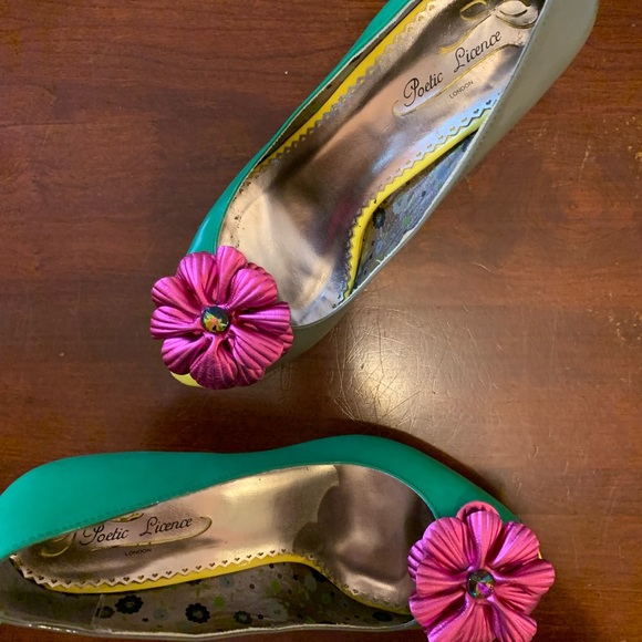 Multicolored 3 inch heels - Picture 4 of 8